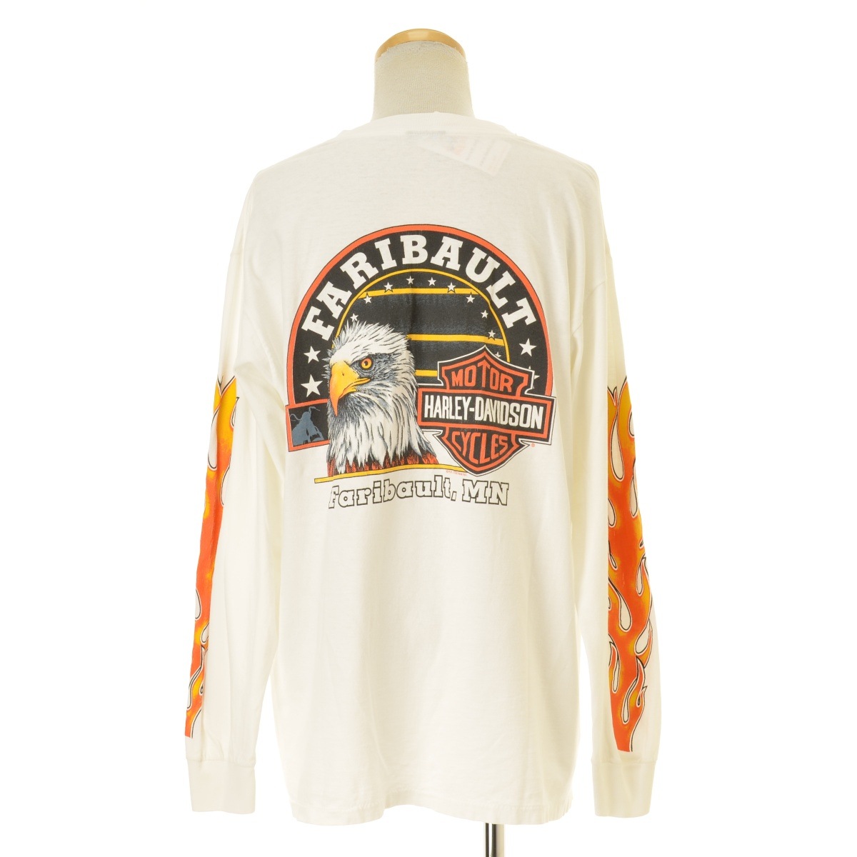 Harley-Davidson フレイムスデザイン 長袖カットソー vintage “Harley