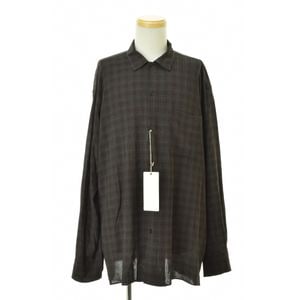 MAATEE&SONS / ޡƥɥ 25AW MT5303-0604A OP COLLLAR SHIRTS RAYONǲ BRCHECK Ĺµ 