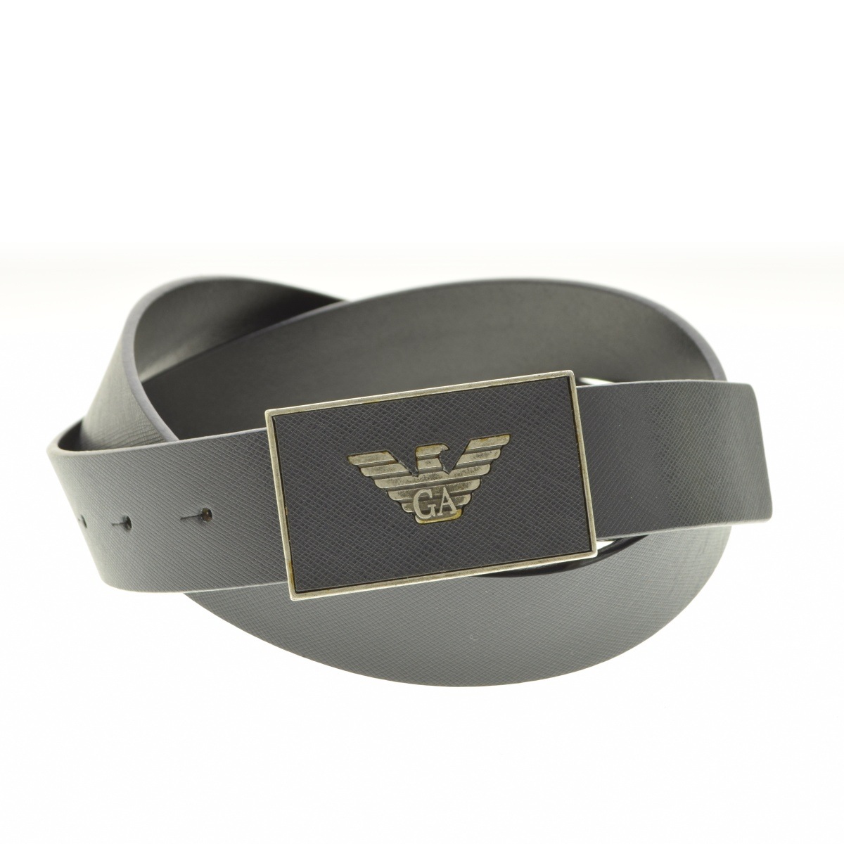 新品未使用 アルマーニコレッツィオーニ スエードベルト 本革 ブルー イタリア製 新品未使用 アルマーニコレッツィオーニ スエードベルト 本革 ブルー