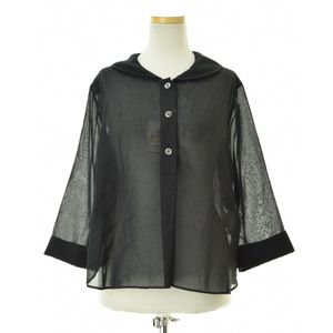 MARGARET HOWELL / ޡåȥϥ 25AW 5785253202 COTTON SILK CHIFFON SHIRT ʬµ֥饦 