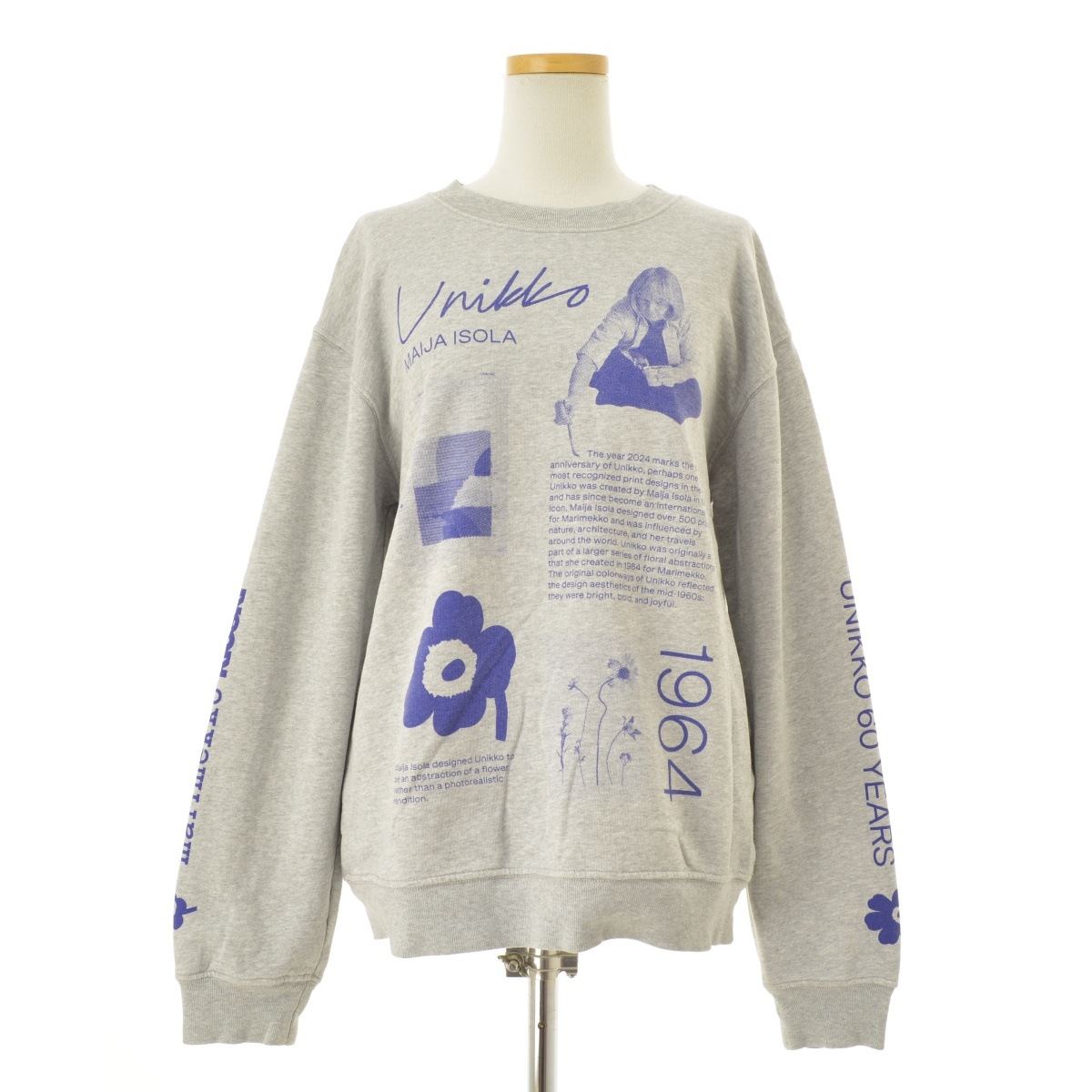マリメッコ　60th トリビュートスウェット ブランド古着】MARIMEKKO / マリメッコ Loisto Unikko Tribute