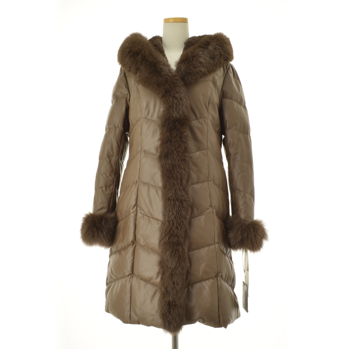 専用 DAMA collection ラビットファー フォックスファーコート ブランド古着】DAMA collection / ダーマコレクション ブルー