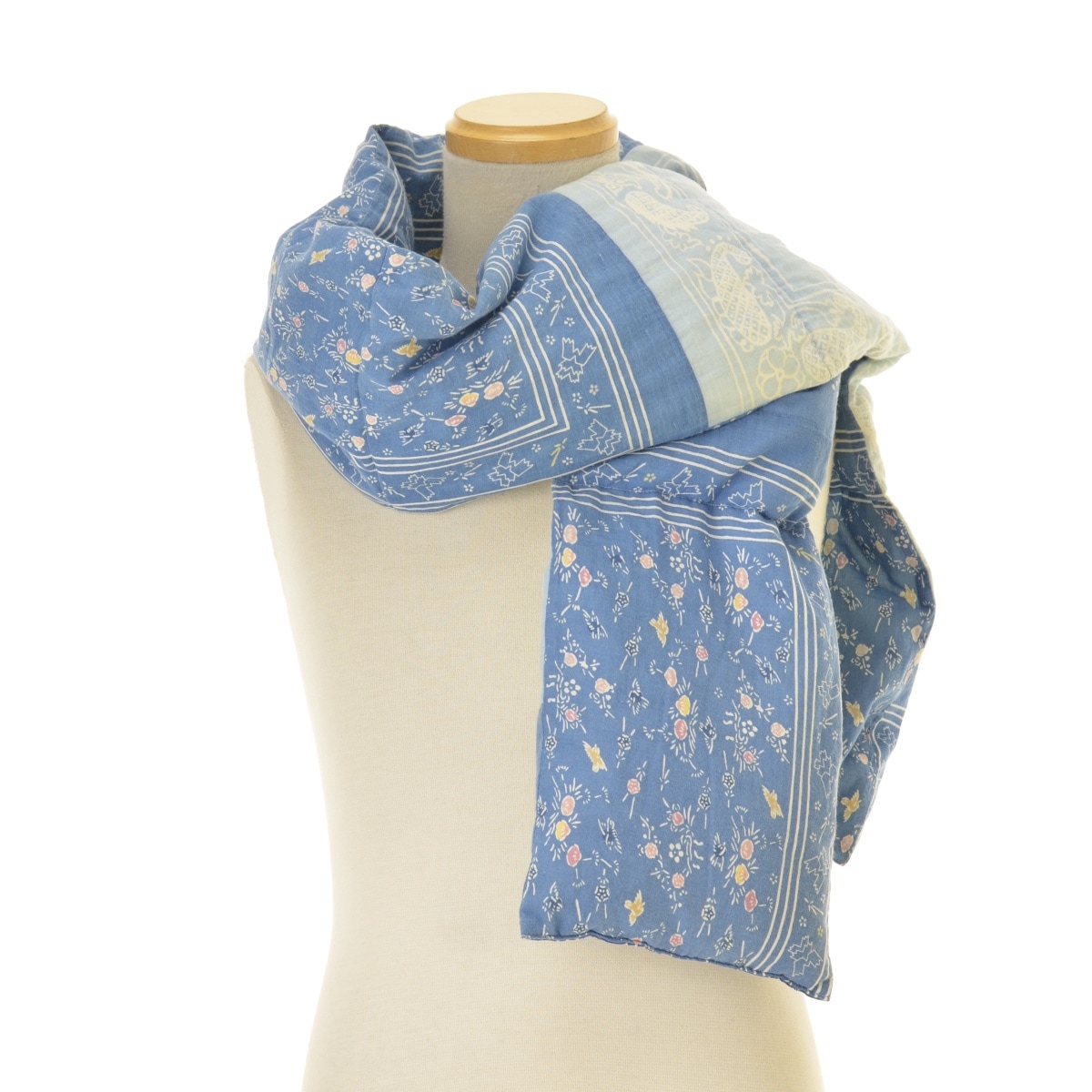 小物 visvim ICT DOWN MUFFLER KOFU Indigo visvim Indigo Kerchief