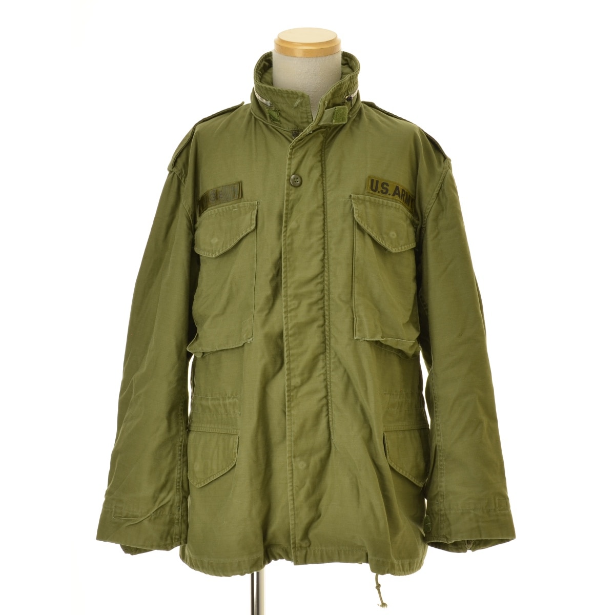 60s M-65 2nd field jacket USARMYアルミジップ ブランド古着】US ARMY / ユーエスアーミー 60s M-65 M65 2nd アルミ