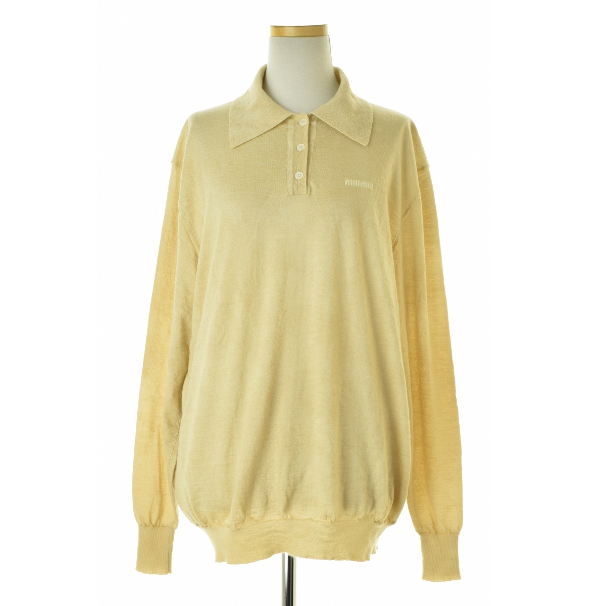 激レア 美品 本物保証 miumiu メンズロング ニット イタリア縫製 激レア 美品 本物保証 miumiu メンズロング ニット イタリア縫製