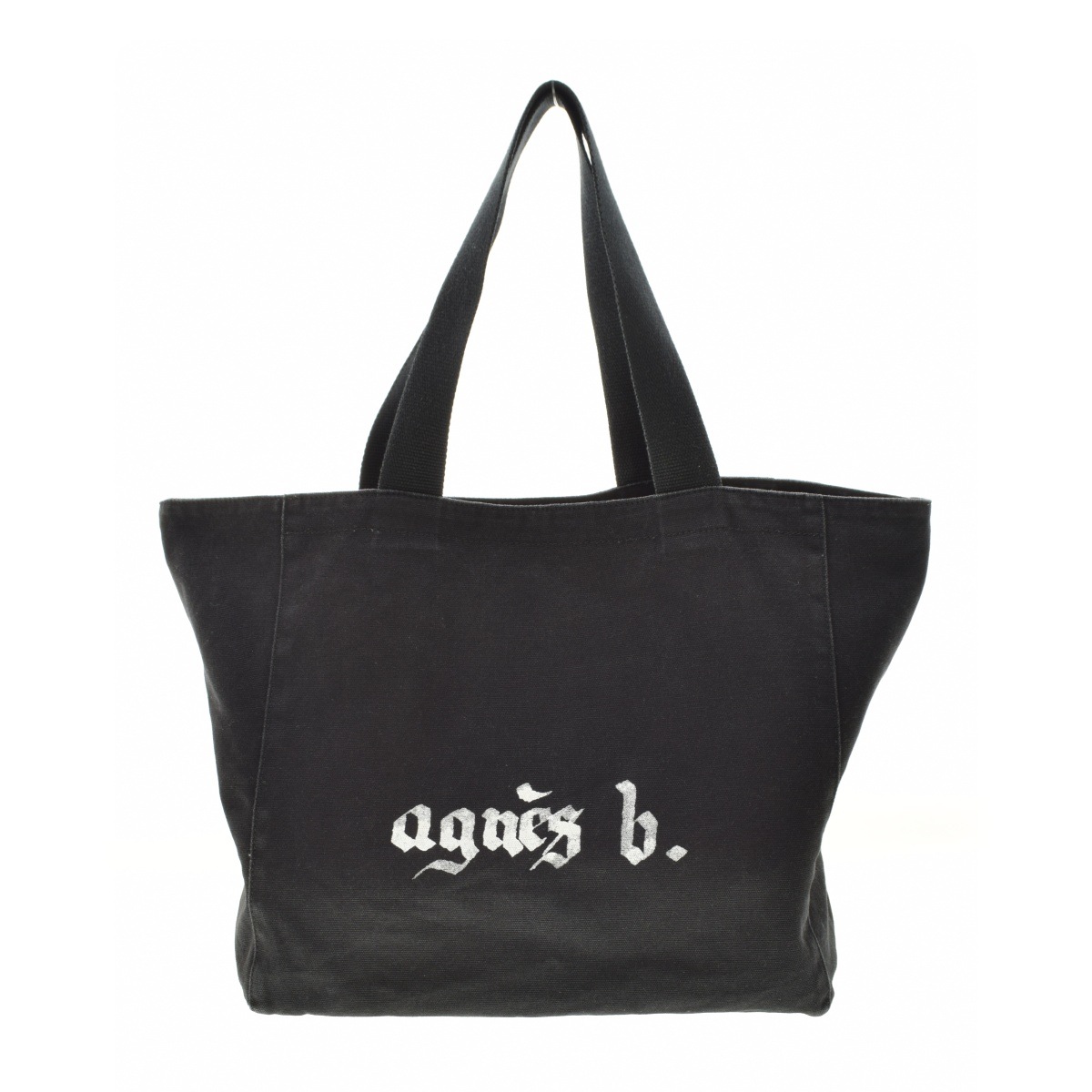 【新品未使用】アニエスベーボヤージュ トートバッグ ナイロン ブランドロゴ 黒色 ロゴ ハンドバッグ YAS18－02 ｜agnès b. VOYAGE FEMME（アニエスベー