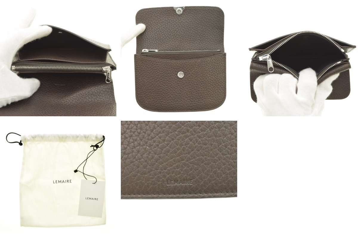 【LEMAIRE】SL0071 LL0137 SOFT TAB WALLET ソフトタブウォレット財布 ブランド古着】LEMAIRE / ルメール SL0071 LL0137 SOFT TAB WALLET
