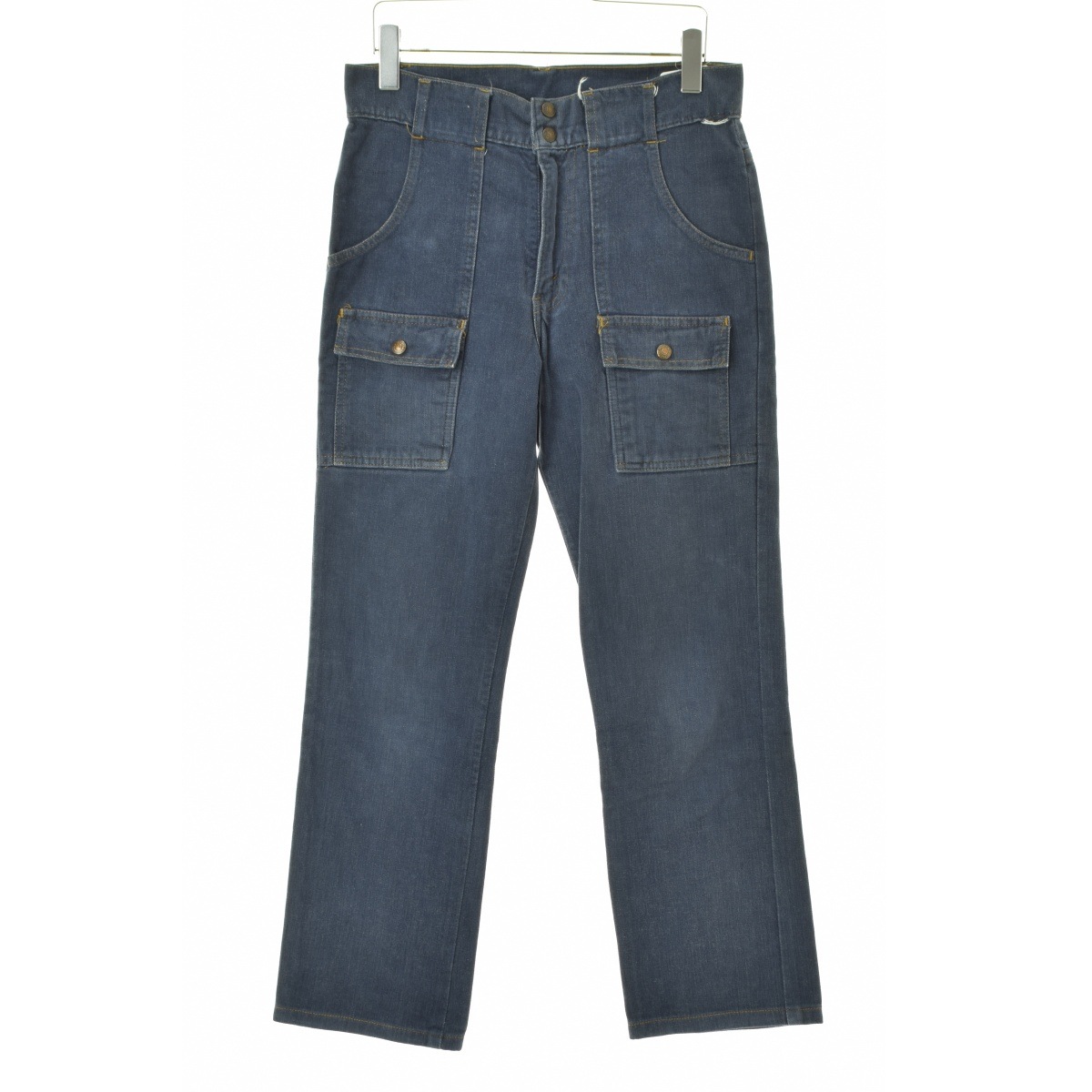 70s ヴィンテージ LEVI’S デニム ハンチング 濃紺 ブランド古着】LEVIS / リーバイス 70s 75年製 20676 ブロークンデニム