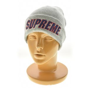SUPREME / ����ץ꡼�� 23AW Slant Beanie Heather Grey �˥åȥ���å� 