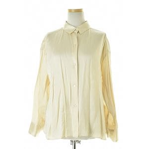 plage / �ץ顼���� 24SS 24050922710020 satin shirt ���ƥ� Ĺµ����� 