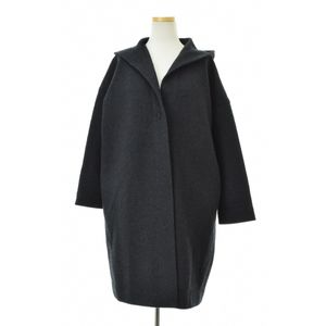 evam eva / �������२���� E193K045 press wool hooded coat �����륳���� 