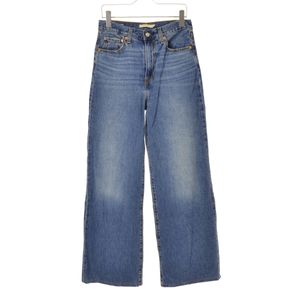LeVIS PReMIUM / �꡼�Х����ץ�ߥ��� A6081-0012 RIBCAGE WIDE LEG �ǥ˥�ѥ�� 