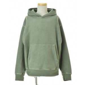 Brain Dead / �֥쥤��ǥå� 25AW 3D Embroidered Logohead Garment Dyed Hoodie �������åȥѡ����� 