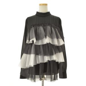 COMME des GARCONS / ����ǥ���륽�� 22AW AD2022 GJ-B011 �������ƥ������ɥե�� Ĺµ�֥饦�� 