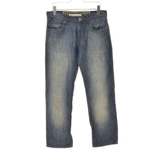 ARMANI COLLEZIONI / ����ޡ��˥���ĥ������� J15 SLIM FIT MEDIUM WAIST STRAIGHT AND TIGHT LEG �ǥ˥�ѥ�� 