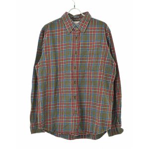 ST.JOHN'S BAY / ����ȥ���󥺥٥� BRUSHED FLANNEL ������������å� �ե��ͥ�ܥ�������� Ĺµ����� 