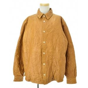 GUESS / ���� GUESS USA M5BH04L0WS0 crinkle leather shirt �쥶�� Ĺµ����� 