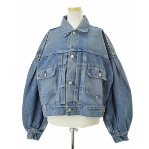 HYKE / �ϥ��� 25FW 17560 BALLOON SLEEVE DENIM JACKET TYPE 2 BIG FIT �ǥ˥ॸ�㥱�å� 