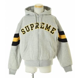 SUPREME / ����ץ꡼�� 26SS Filled Zip Up Hooded Sweatshirt Heather Grey ���åץ��åץ������åȥѡ����� 