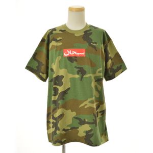 SUPREME / ����ץ꡼�� 26SS Arabic Box Logo Tee Woodland Camo ȾµT����� 