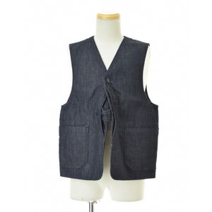 ENGINEERED GARMENTS / ���󥸥˥����ɥ������� Upland Vest Denim �ǥ˥� �٥��� 