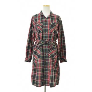 FWK ENGINEERED GARMENTS / ���ե��֥�塼�������󥸥˥����ɥ������� Black Stewart Tartan Shirt Dress �����å�����ĥɥ쥹 Ĺµ���ԡ��� 