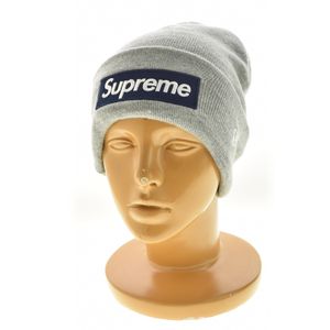 SUPREME �� NEW ERA / ����ץ꡼�� �� �˥塼���� 25AW New Era Box Logo Beanie Heather Grey �˥åȥ���å� 
