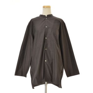 blurhms / �֥顼�ॹ BHS20SS019S21 High Count Chambray Stand-up Collar Shirt Ĺµ����� 