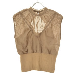 Lily Brown / ��꡼�֥饦�� LWFT212035 ���ե���ɥå��󥰥�֥ȥåץ� �Ρ����꡼�֥֥饦�� 