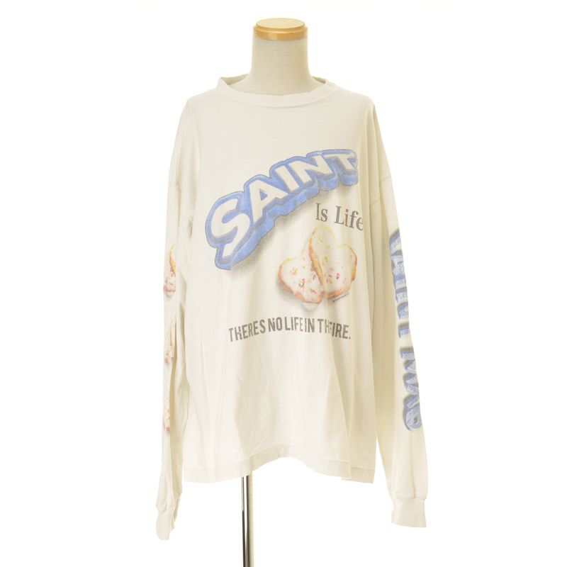 SAINT M�ߡߡߡߡߡ� �� SHERMER ACADEMY / ����ȥޥ����� �� ���㡼�ޡ������ǥߡ� SM-YS1-0000-C39 SA_LS TEE / HEART COOKIE ĹµT����� 