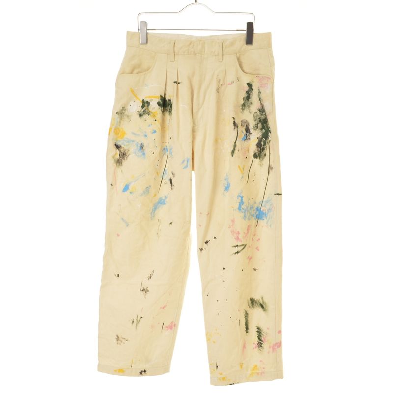 FARAH �� MARCUS AITKEN / �ե����顼 �� MARCUS AITKEN FR0201-M4027 Two-tuck Wide Tapered Pants 2���å��磻�ɥơ��ѡ��� �ڥ���� �ǥ˥�ѥ�� 