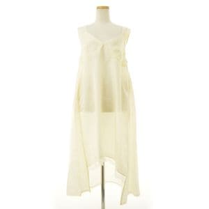 JANE SMITH / �������󥹥ߥ� 26SS 26SOP-#315L WASHED CUPRO LACE TRIMMED MIDI DRESS �Ρ����꡼�֥��ԡ��� 