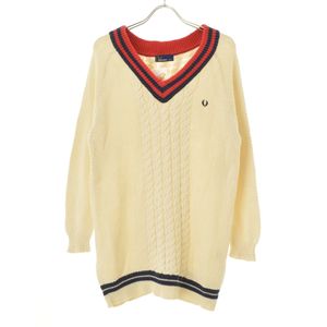 FRED PERRY / �ե�åɥڥ꡼ F7075 ���åȥ��ͥ� �����֥� V�ͥå� Ĺµ�˥åȥ������� 