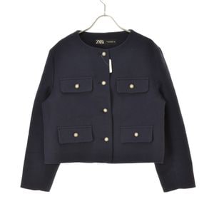 ZARA / ���� 24SS 2764/637 �饦��ɥͥå��ԥ��֥쥶�� ���㥱�å� 