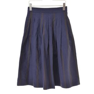 MARGARET HOWELL / �ޡ�����åȥϥ����� 26SS 5786132208 BOLD STRIPE COTTON LINEN SKIRT���� �������� 