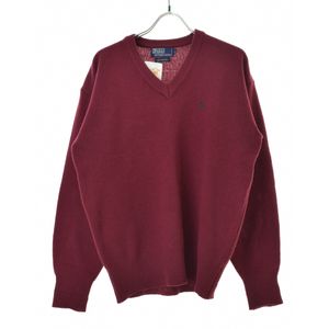 POLO RALPH LAUREN / �ݥ� ���ե������ LAMBSWOOL V�ͥå� Ĺµ�˥åȥ������� 