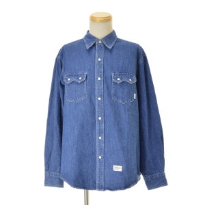 WTAPS / ���֥륿�åץ� 26SS 261CWDT-SHM03 ALLMAN / LS / COTTON. DENIM �ǥ˥� Ĺµ����� 