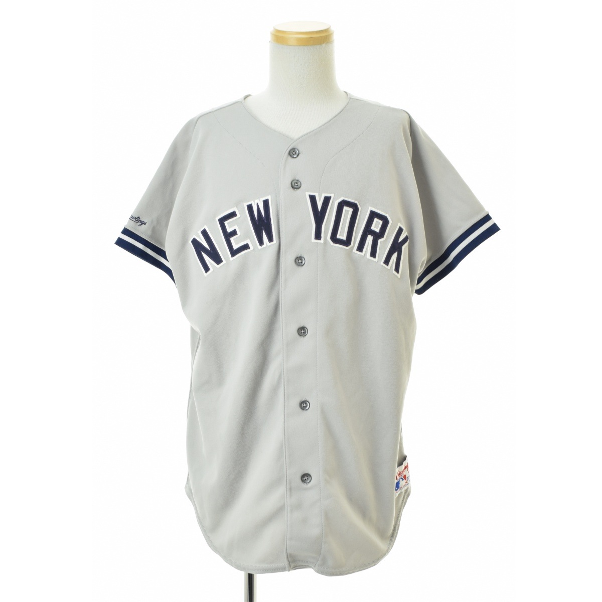 【USA製】80s-90s ローリングス NYヤンキース ベースボールシャツ S USA製】80s-90s ローリングス NYヤンキース ベースボールシャツ S 野球