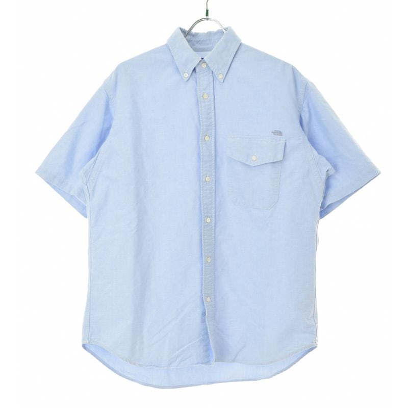 THE NORTH FACE PURPLE LABEL / �Ρ����ե������ѡ��ץ�졼�٥� NT3318N Cotton Polyester OX B.D. H/S Shirt Ⱦµ����� 
