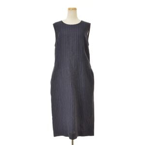 MARGARET HOWELL / �ޡ�����åȥϥ����� 25SS 5785156002 YARN DYED LINEN DRESS ��ͥ� ���� �Ρ����꡼�֥��ԡ��� 