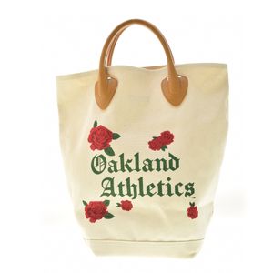 INFIELDER DESIGN �� MLB / ����ե���������ǥ����� �� MLB MLB ROSE TOTE Oakland Athletics ���������� ��������å��� �ȡ��ȥХå� 