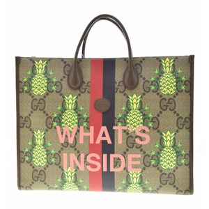 GUCCI / ���å� 659980 Pineapple Tote Bag GG�顼�� �ȡ��ȥХå� 