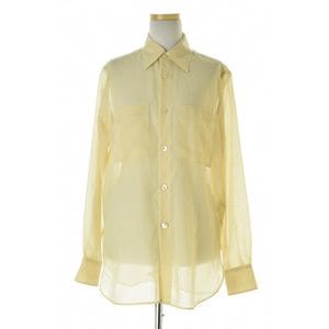 AURALEE / ������꡼ A21SS01RM WOOL RECYCLE POLYESTER SHEER CLOTH SHIRT Ĺµ����� 