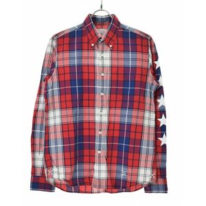 UNIFORM EXPERIMENT / ��˥ե����२�����ڥ���� UE-140072 FIVE STAR CHECK B.D SHIRT �����å� Ĺµ����� 
