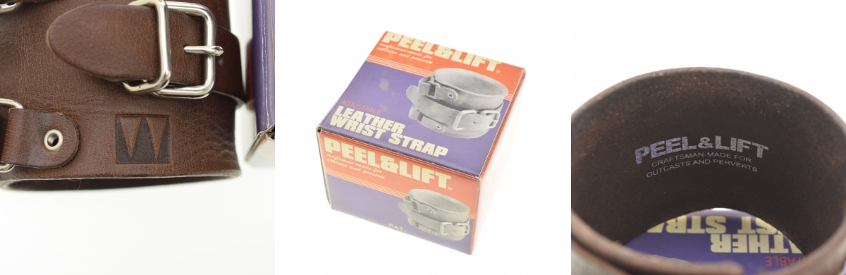 ピールアンドリフト PEEL＆LIFT leather wrist strap ブランド古着】PEEL&LIFT / ピールアンドリフト WEEKEND限定 LEATHER