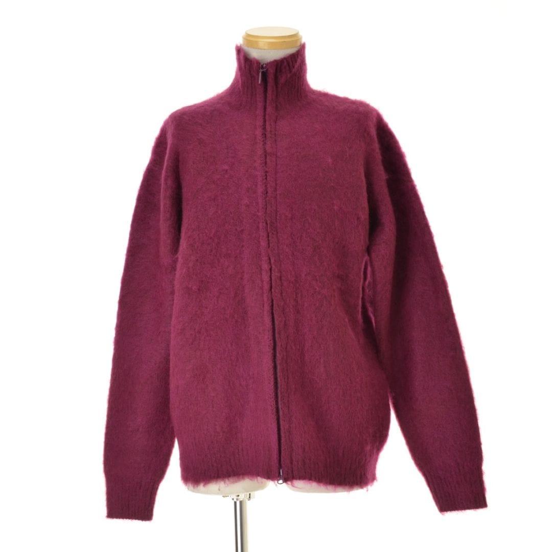 トップス Needles / Zipped Mohair Cardigan NS283 L ブランド古着】needles / ニードルス NS283 Zipped Mohair Cardigan