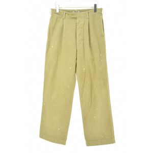 AURALEE / ������꡼ 26SS A26SP02LF GARMENT-DYED FINX LIGHT CHINO ONE-TUCK WIDE PANTS �ѥ�� 