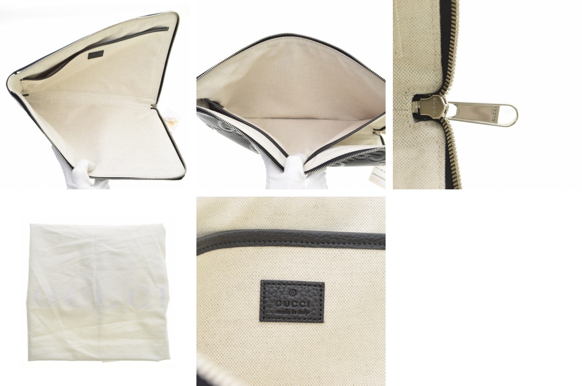 【GUCCI】792262 ジャンボGG ミディアム トラベル クラッチ レザーバッグ ブランド古着】GUCCI / グッチ 792262 ジャンボGG ミディアム トラベル