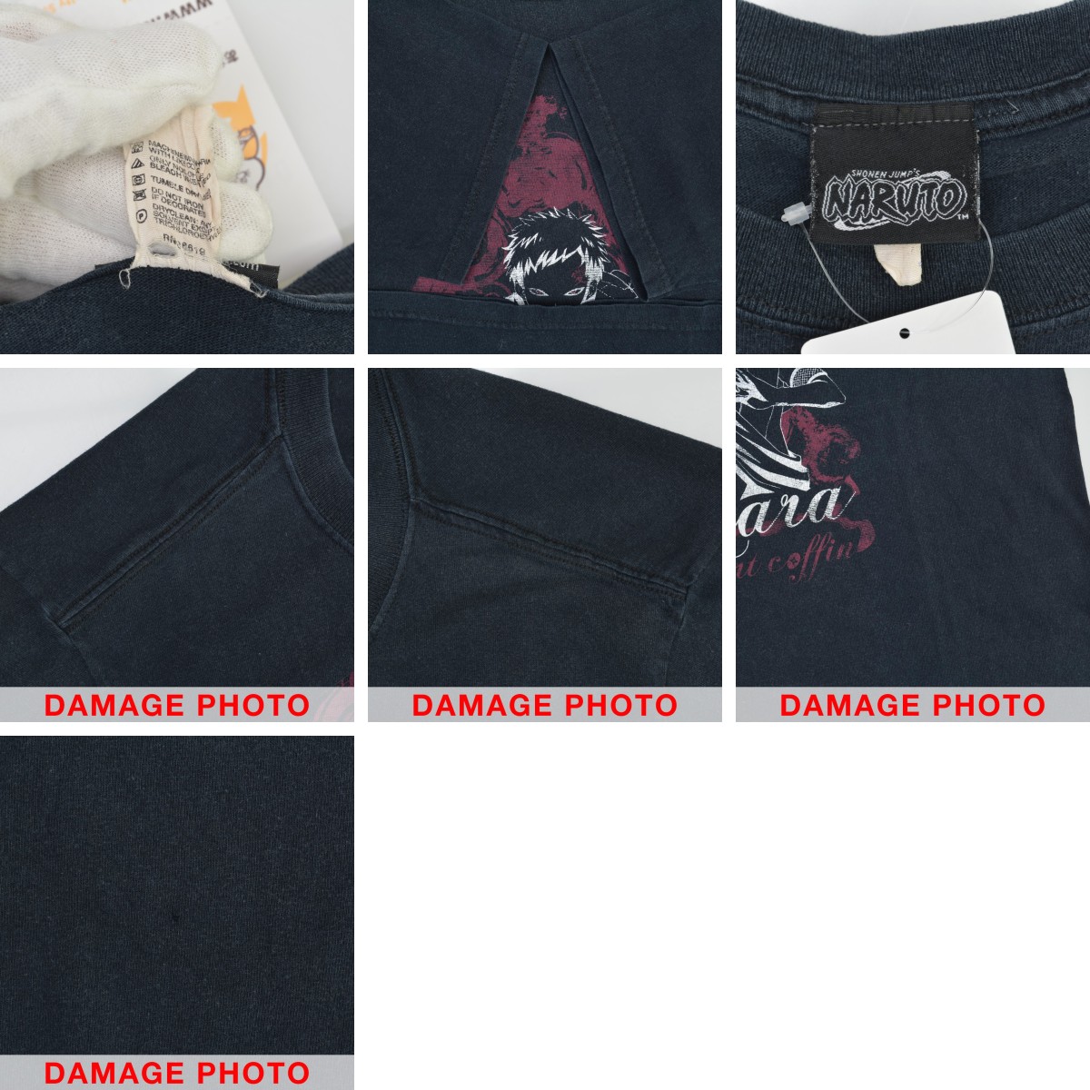 ブランド古着】NARUTO / ナルト 00s 我愛羅 半袖Tシャツ | 半袖