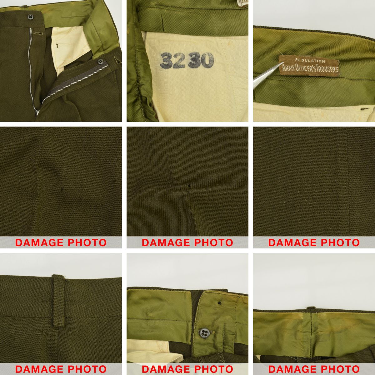 【USARMY】40s Regulation ARMY Officer's Trousersパンツ ブランド古着】US ARMY / ユーエスアーミー 40s Regulation ARMY